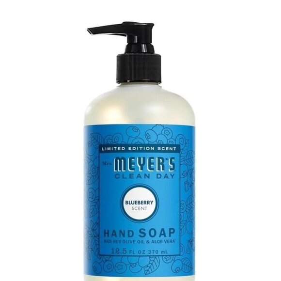 Case of 6 Mrs. MEYER'S CLEAN DAY Liquid Hand Soap, Blueberry, 12.5 Fl Oz - Picture 2 of 5